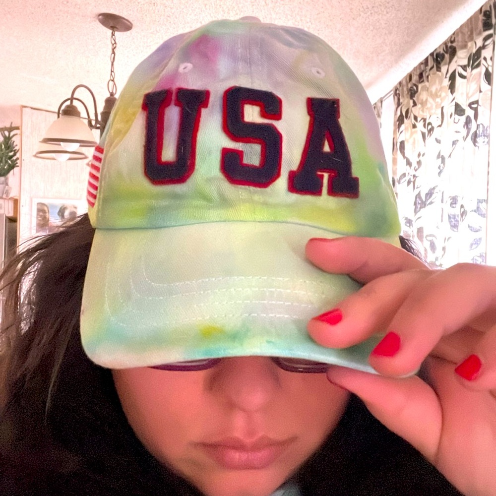 Polo tie-dye cap
